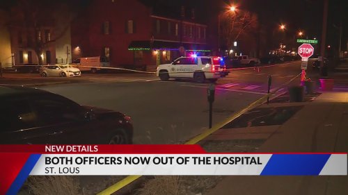 Two wounded St. Louis police officers released from hospital following shooting
