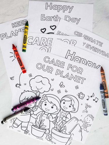 Free Earth Day Coloring Pages For Kids