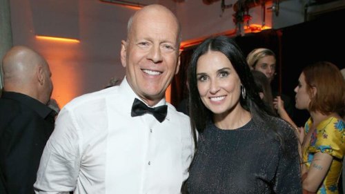 Celebrity couples like Bruce Willis and Demi Moore who have maintained strong friendship after divorce