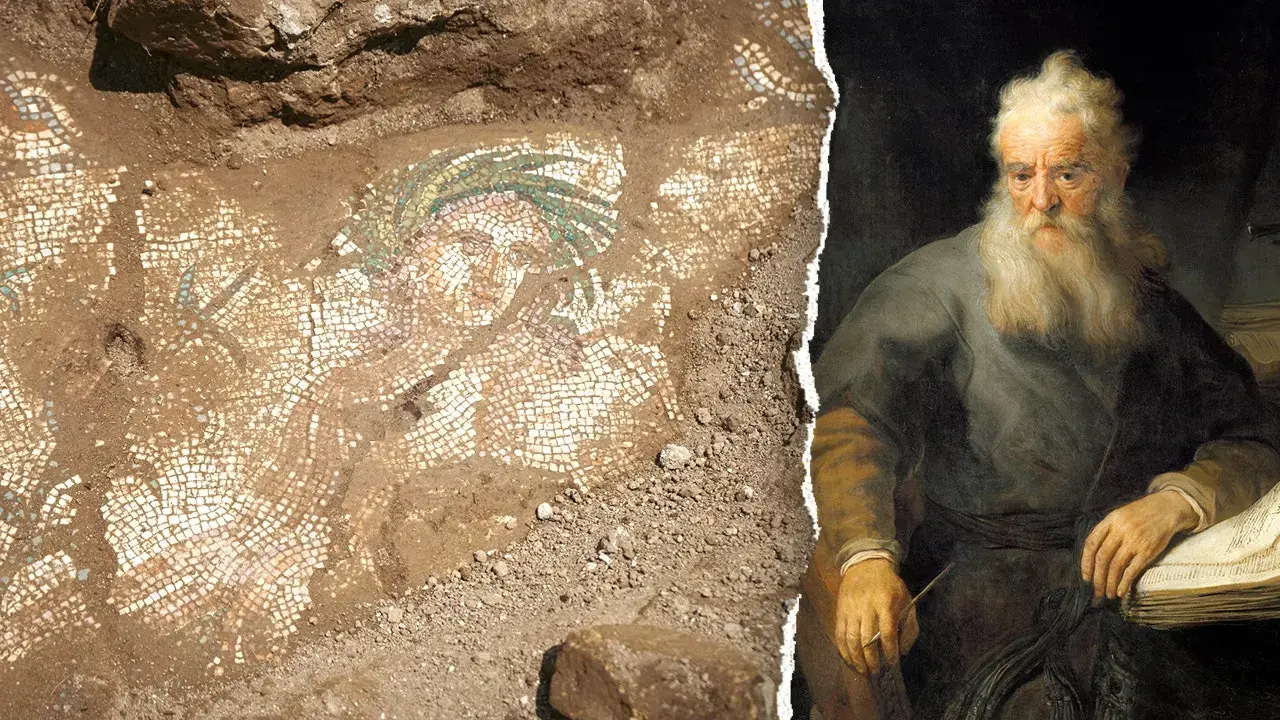 Rare pagan masterpiece emerges near where St Paul spread teachings of Christianity