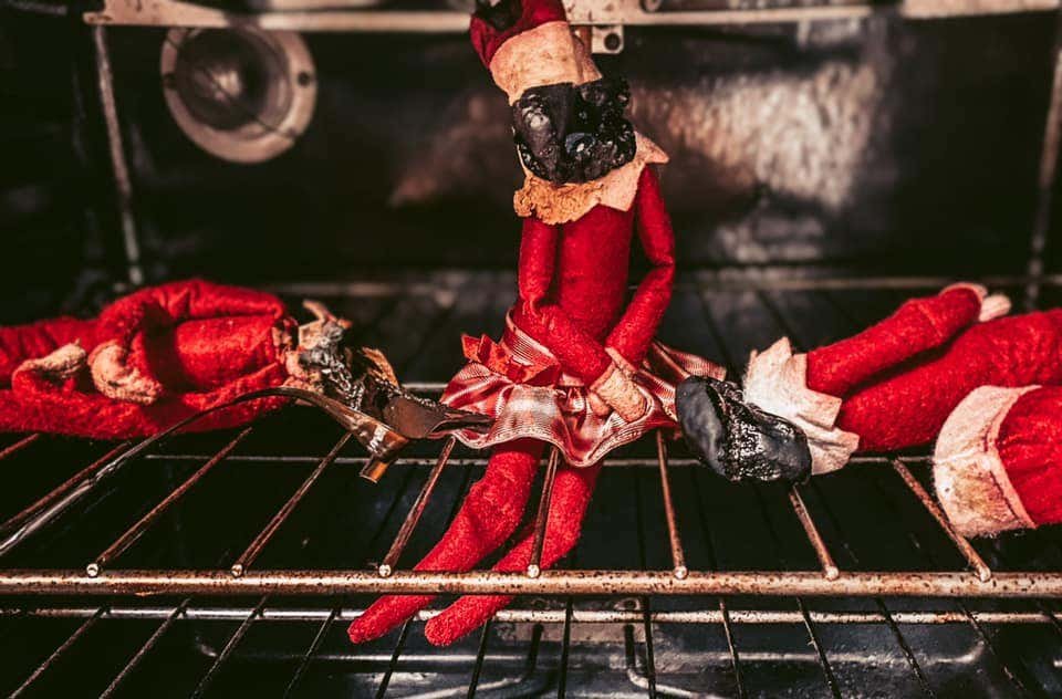 Parents issue hilarious warning after accidentally baking ‘Elf on the Shelf’