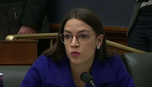 AOC plays with a penguin -- and social media goes crazy