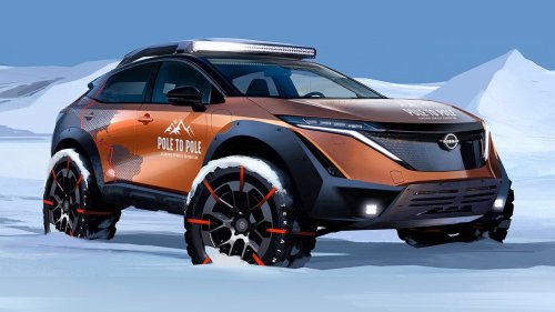 Electric Nissan Ariya SUV to attempt first North Pole to South Pole trip
