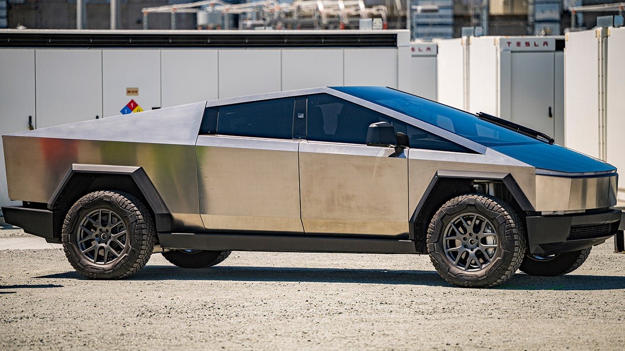 New Tesla Cybertruck with 'switchblade' windshield wiper revealed