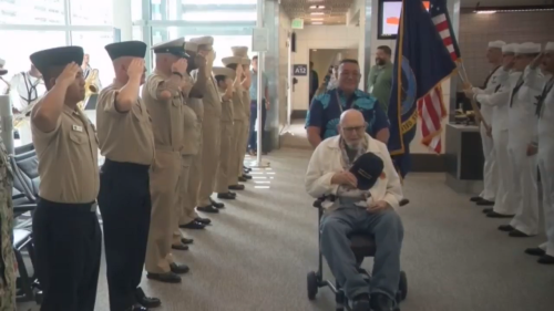WATCH: World War II veteran, 102, revisits Pearl Harbor on anniversary of Japan's attack