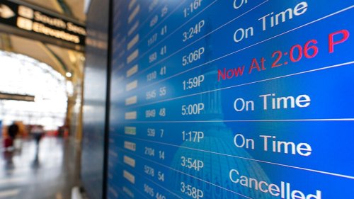 Over 1,400 flights delayed, canceled on Wednesday