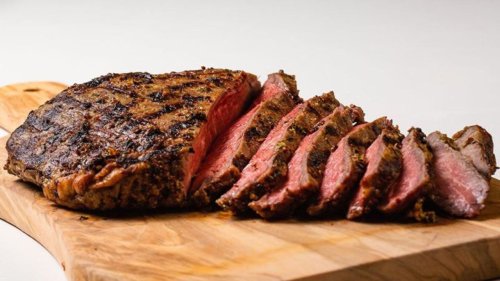 Cilantro lime hickory grilled flank steak for dinner: Try the recipe