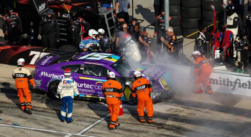 NASCAR's Cody Ware involved in scary crash, put into ambulance