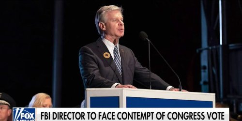 FBI director to face contempt of Congress vote over Biden doc | Fox News Video