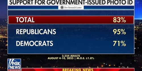 Trump argues that polling is in favor of voter ID bill