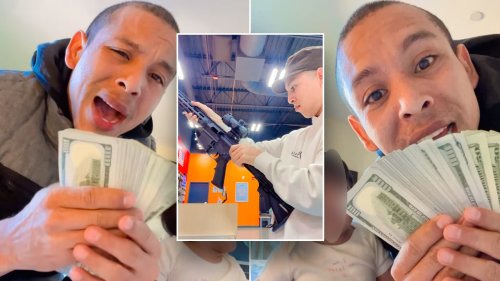 Freeloading migrant influencer mocks US taxpayers who 'work like slaves' while waving cash in latest videos