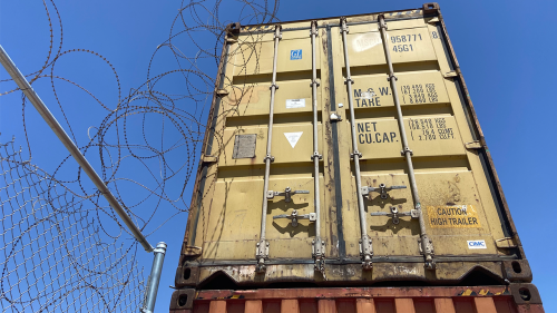 Progress made in closing Yuma border wall gaps using shipping containers