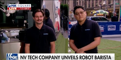 NV tech company unveils robot barista on FOX Square | Fox News Video