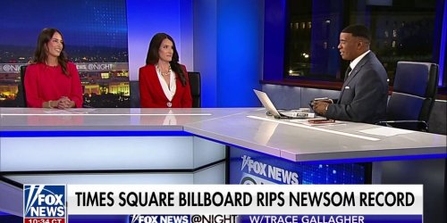 Times Square billboard rips Gavin Newsom with comparison to local football team