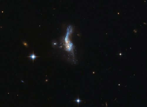 Galaxies collide in stunning picture