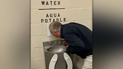 AOC fires back after Rep. Steve King posts video of himself drinking water from sink at detention center