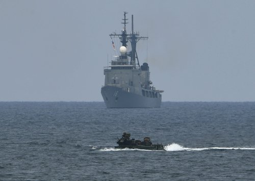 China claims US cruiser 'trespassed' in its waters, Navy calls accusation 'false'