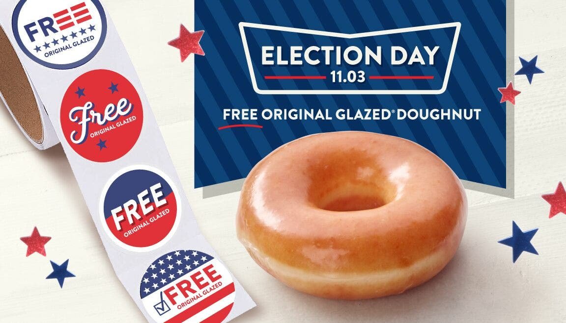 Here's where voters or poll workers can get free or discounted food on Election Day