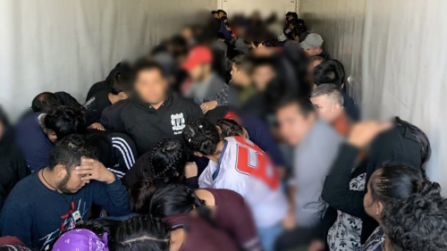 Texas State Troopers Find Semi Loaded With 105 Migrants Being Smuggled