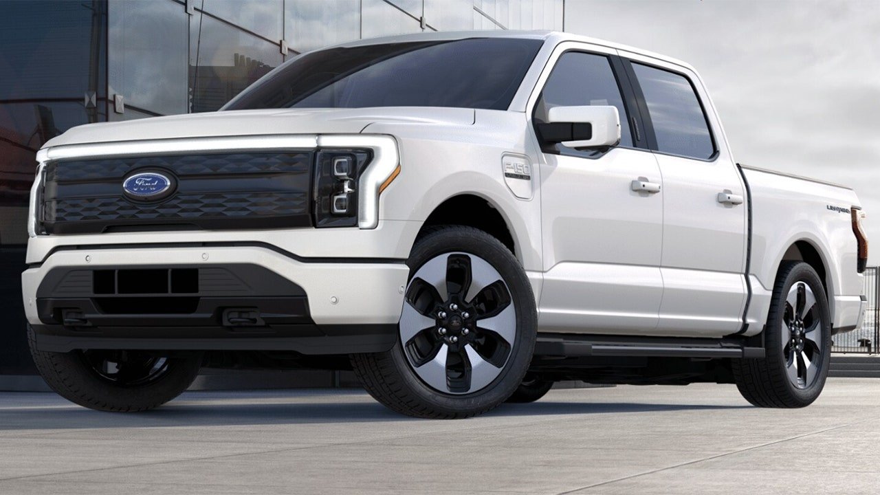 Here's what a $93,709 F-150 Lightning electric pickup looks like