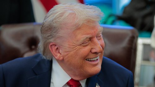 Trump notices 'Let's Go Brandon' sticker during Oval Office meeting: 'Who is that?'