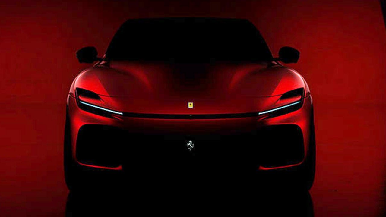 Ferrari Purosangue SUV teased in first official image
