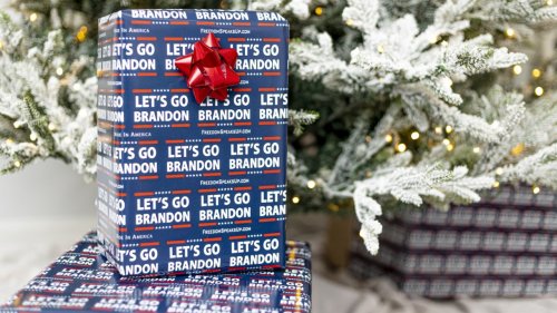 Georgia company selling 'Let's Go Brandon'-themed wrapping paper on track to double last year's sales