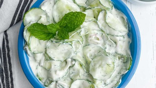Creamy cucumber tzatziki salad: Try the recipe