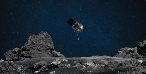 NASA's OSIRIS-REx spacecraft makes historic touchdown on asteroid Bennu