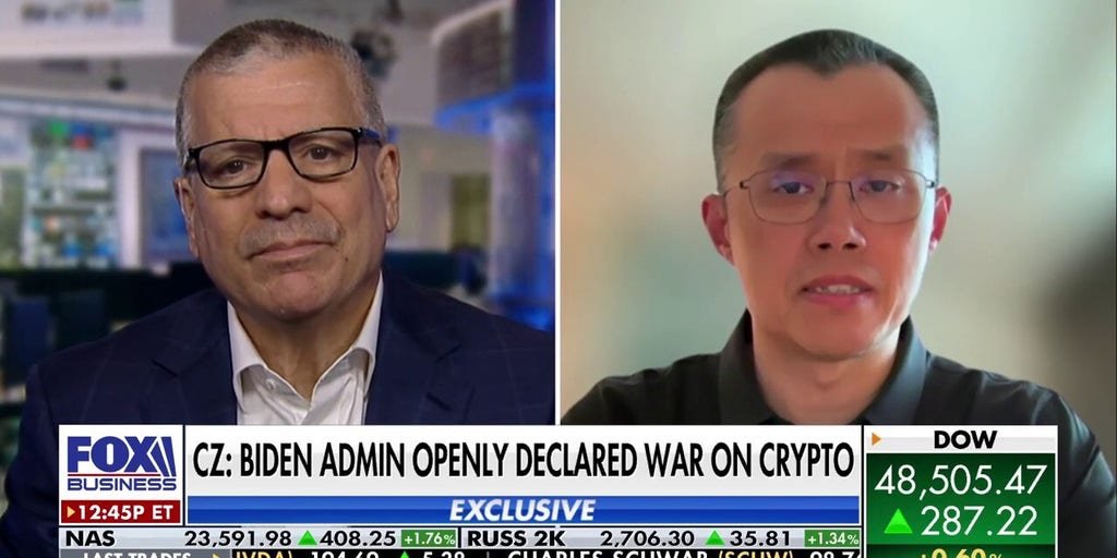 Binance’s CZ says Biden crackdown led to prison in FOX Business interview