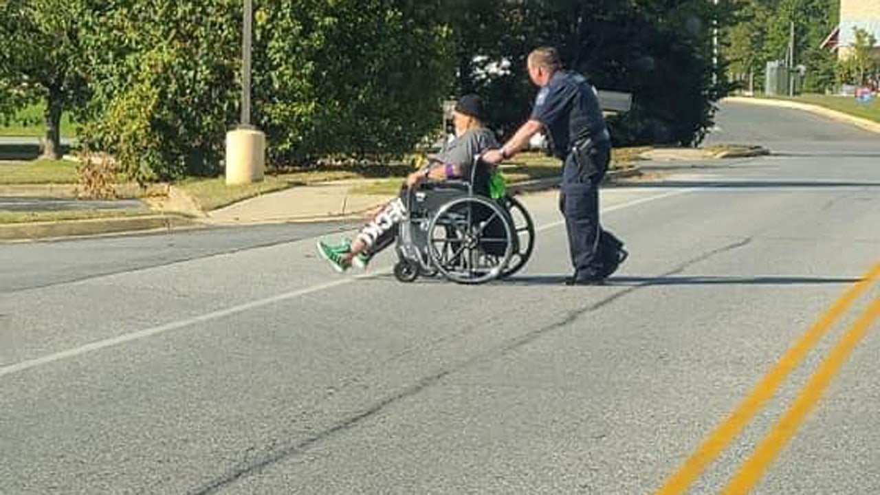 Maryland police officer praised for simple act of kindness, 'example of professionalism'