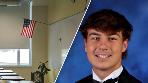 Maryland school suspends Marine hopeful after American flag law controversy