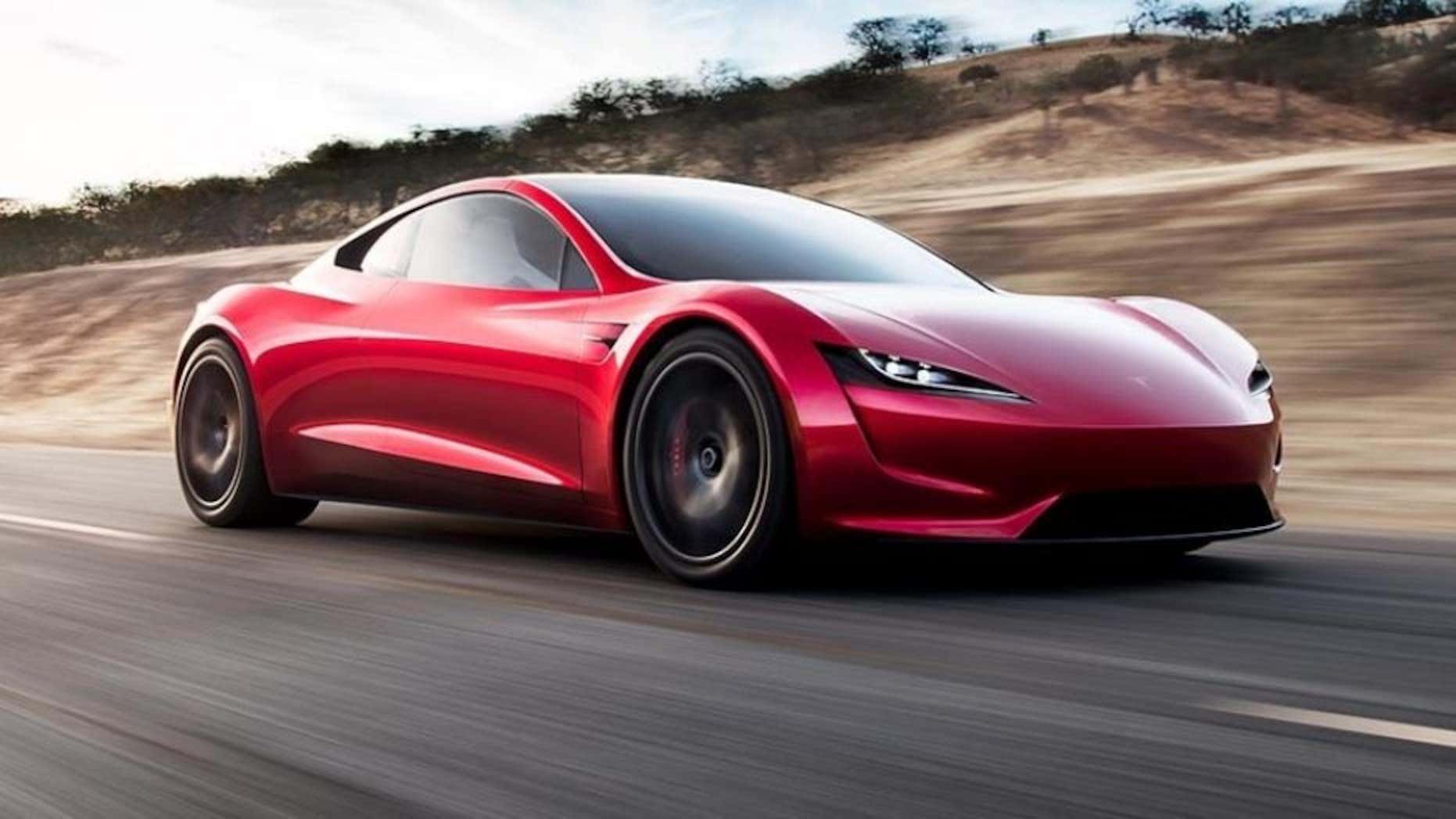 Rocket-powered 'flying' Tesla Roadster too quick for your health?