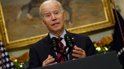 Biden, asked why he's not campaigning in Georgia for Warnock, cites Boston fundraiser