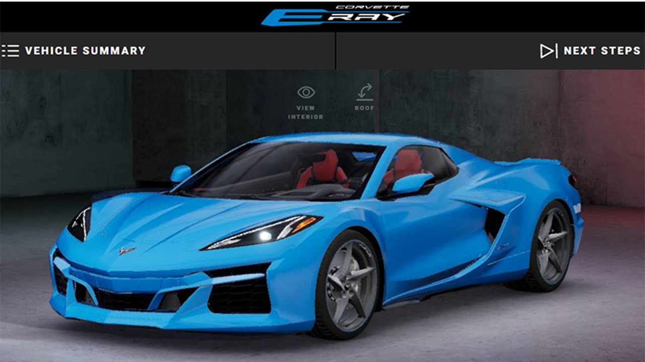 Ooops: Chevrolet Corvette E-Ray hybrid leaks onto web ahead of next year's reveal