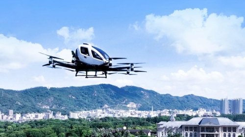 The world’s first certified passenger-carrying air taxi takes flight