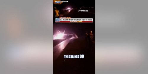 US strikes HAMMER Iran for ninth consecutive night