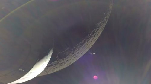 NASA's Orion spacecraft captures stunning video of moon, Earth