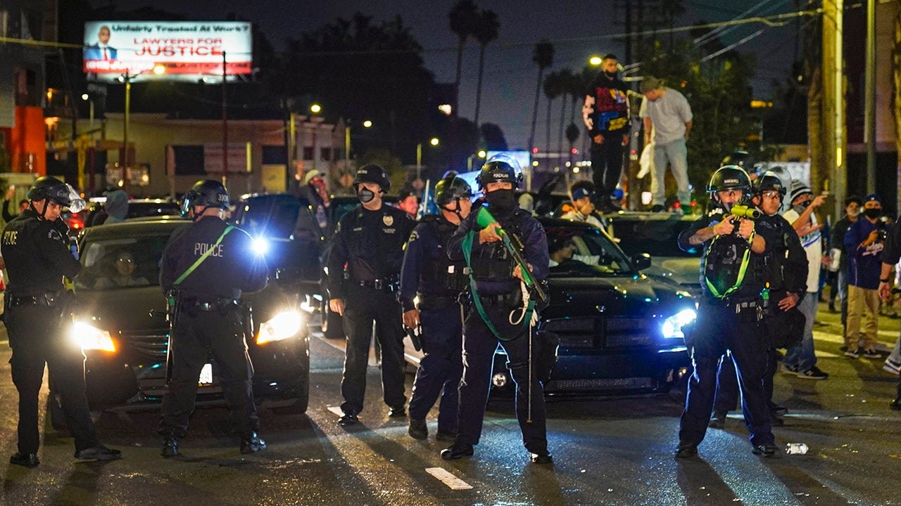 Los Angeles erupts into overnight unrest after Dodgers win, sparking coronavirus, crime concerns