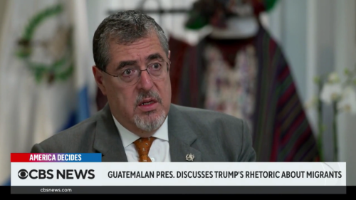 Guatemalan president claims border walls do not work and migrants have 'right to move'