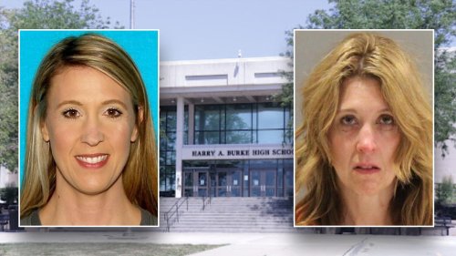 Married teacher caught 'putting her clothes on' after naked teen runs from car: police