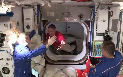 NASA Astronauts Become Latest Space Station Residents In Historic SpaceX Crew Dragon Mission 