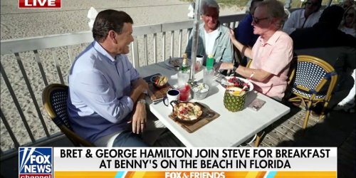 George Hamilton joins Bret and Steve for breakfast in Florida