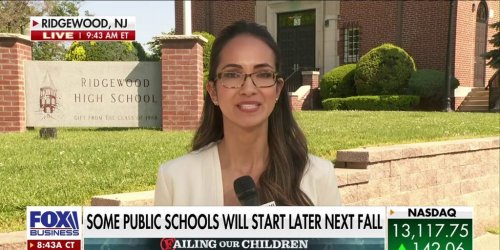 This New Jersey public school is moving start time later next Fall | Fox Business Video