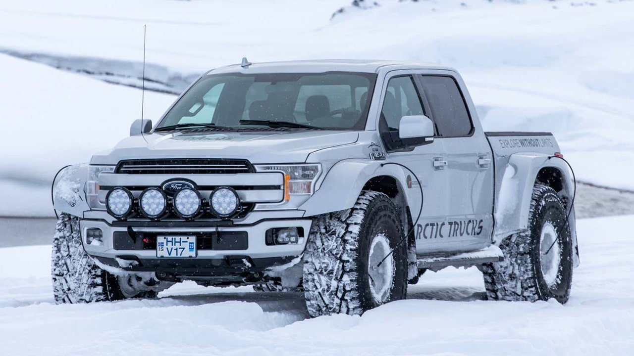 Team building custom Ford F-150 to drive from Canada to Greenland