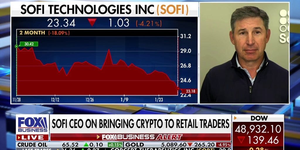 SoFi sees billion-dollar quarter as it becomes first US bank to bring crypto to retail traders