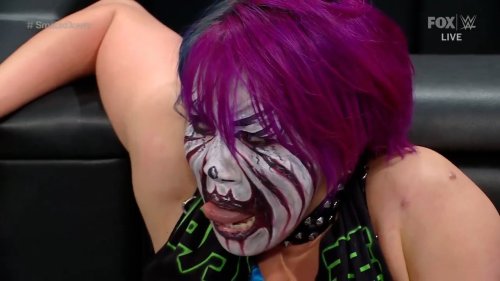 Bayley interferes in Charlotte Flair vs. Asuka despite sweep by Belair, Vega, Michin and Shotzi