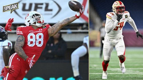 Briley Moore's one-handed catch, Taco Charlton's GW sack are top UFL Week 2 plays | Speak