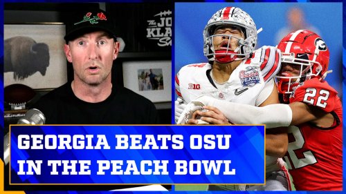 Georgia Defeats Ohio State In The Peach Bowl - Joel Klatt Reacts | Joel ...