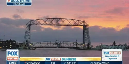 Sunrise snapshot from Duluth, Minnesota | Latest Weather Clips | FOX Weather